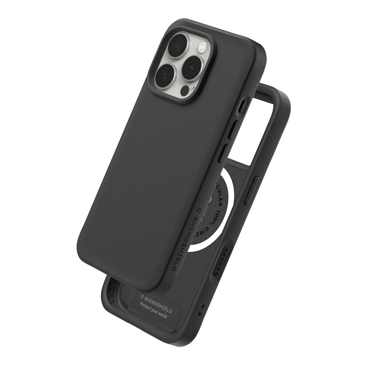 犀牛盾 iPhone 16 Pro Max SolidX (MagSafe兼容) 強化吸震緩衝防摔手機殼 + 9H 抗藍光鋼化玻璃保護貼 深海藍