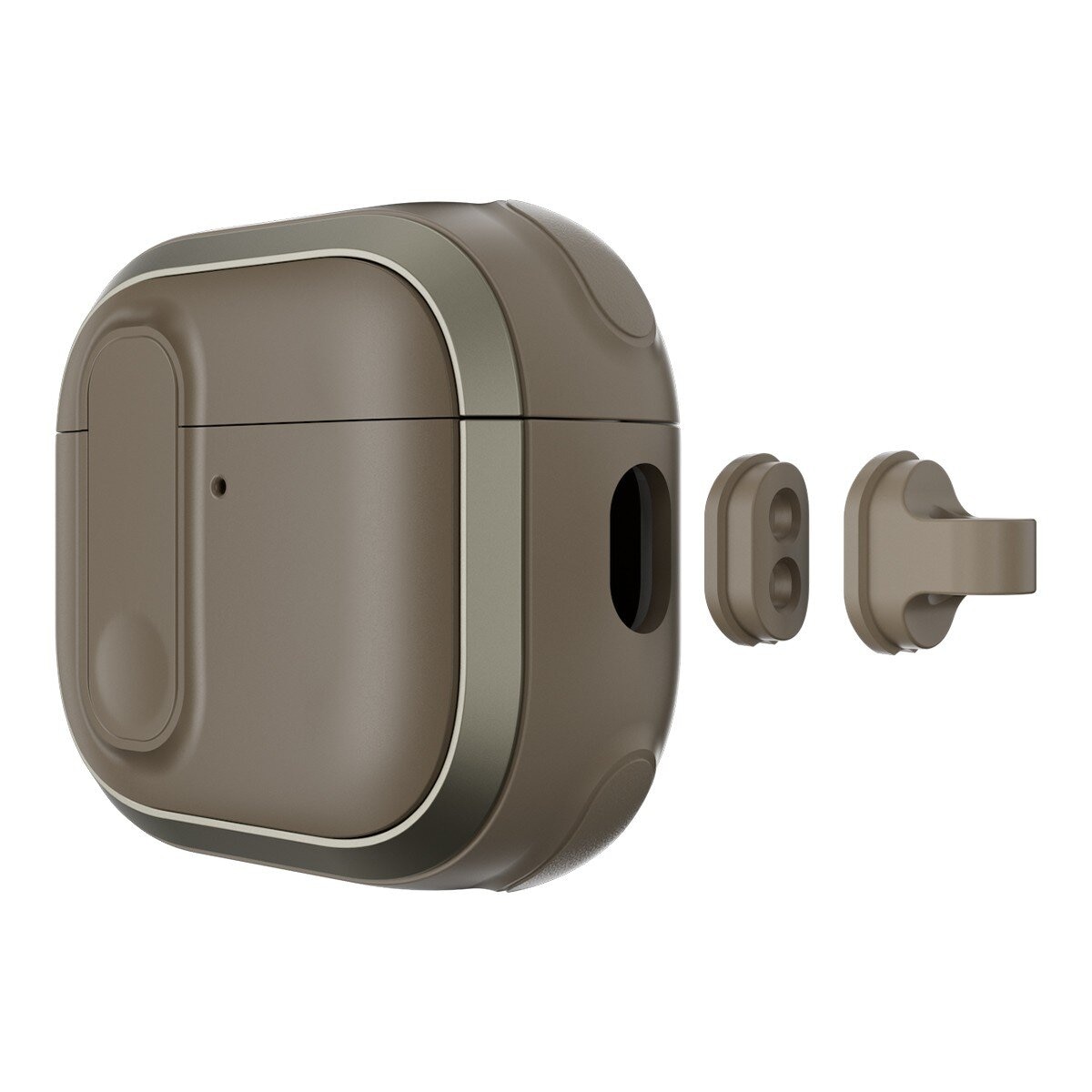 MAGEASY Odyssey 抗衝擊磁扣耳機殼 AirPods 4 金屬沙
