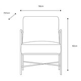 Gallery Wigmore 布面休閒躺椅