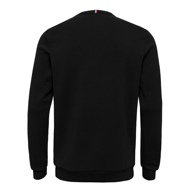 Le Coq Sportif 男圓領長袖上衣 黑 S