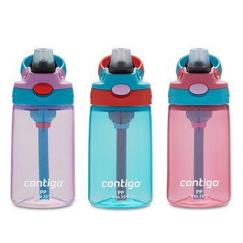 Contigo Gizmo 2.0 防漏兒童吸管水瓶三件組 414 毫升/件 Contigo Gizmo 2.0 防漏兒童吸管水瓶三件組 414 毫升/件