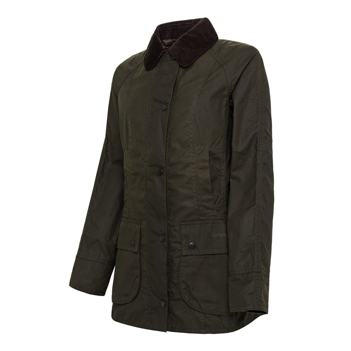 Barbour 女油布外套 橄欖