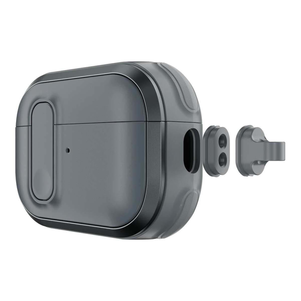 MAGEASY Odyssey 抗衝擊磁扣耳機殼 AirPods 1 & 2 金屬灰藍