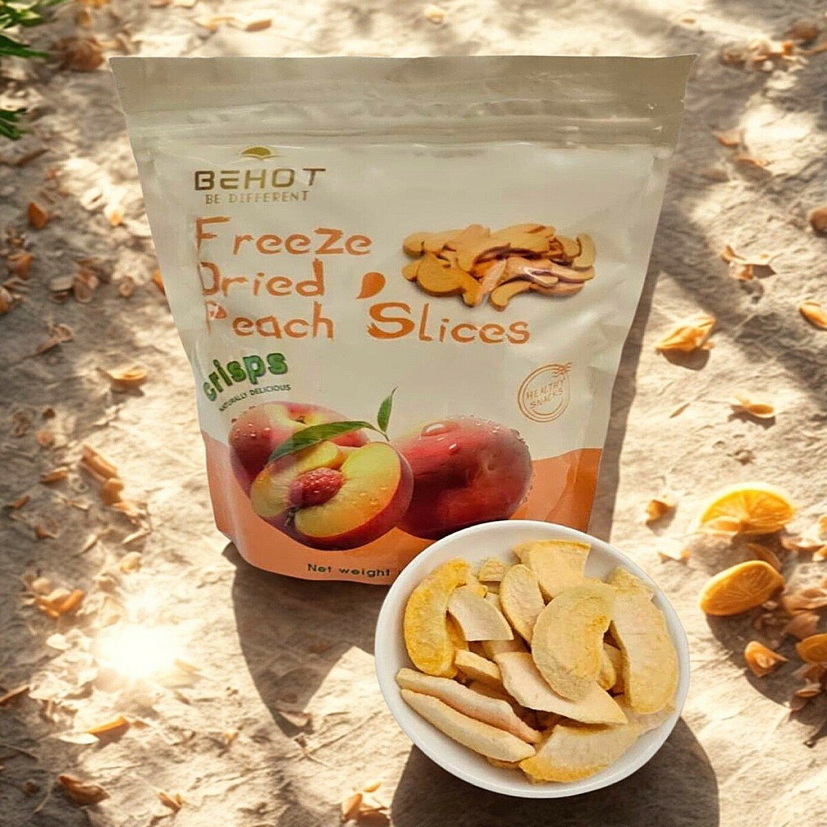 BEHOT 凍乾鮮桃 180公克
