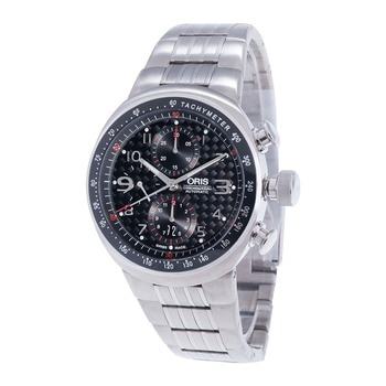 Oris TT3 系列黑橡膠自動機芯機械計時男錶 Oris TT3 系列黑橡膠自動機芯機械計時男錶