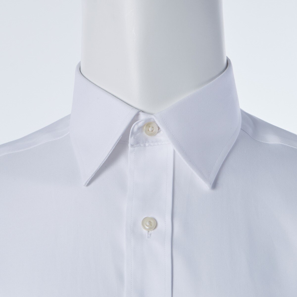 Kirkland Signature 科克蘭 男長袖標準領免燙襯衫 白色 領圍 15.5吋 X 袖長 34/35吋