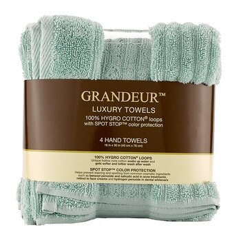 Grandeur 印度進口純棉毛巾四入組 40x76 公分 Grandeur 印度進口純棉毛巾四入組 40x76 公分