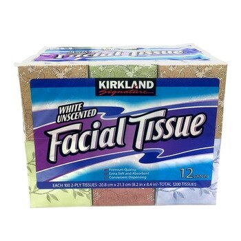 Kirkland Signature 科克蘭 抽取式面紙 100抽 X 12盒 Kirkland Signature 科克蘭 抽取式面紙 100抽 X 12盒