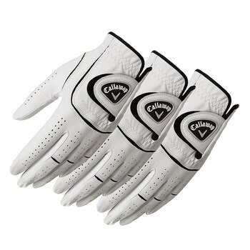 Callaway® 真皮高爾夫手套3入 (左手套適用於右手打者) Callaway® 真皮高爾夫手套3入 (左手套適用於右手打者)