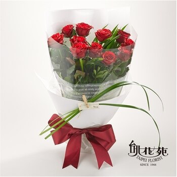 台北花苑長型紅玫瑰花束 台北花苑長型紅玫瑰花束