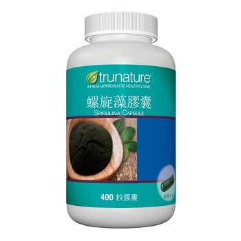 trunature 螺旋藻膠囊 400粒 trunature 螺旋藻膠囊 400粒