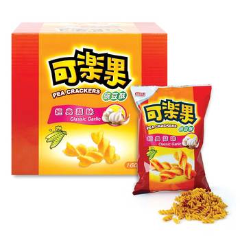 可樂果豌豆酥經典蒜味160公克 X 8入 可樂果豌豆酥經典蒜味160公克 X 8入