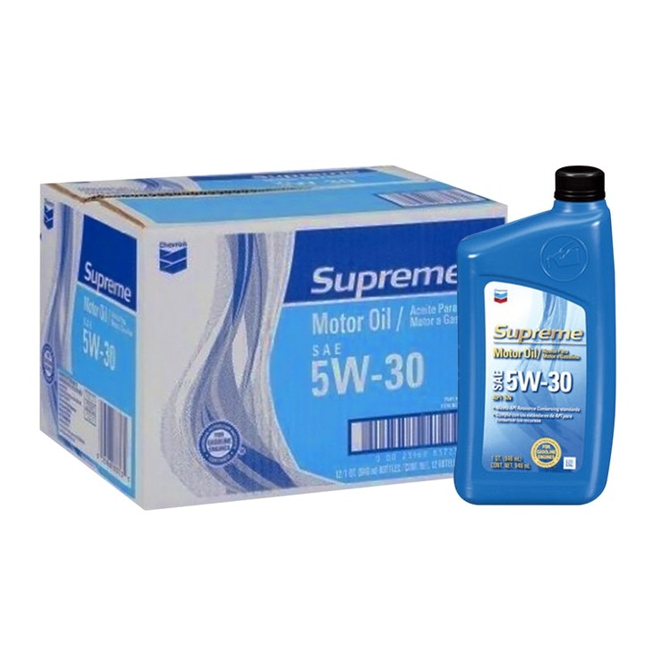 Chevron SN 5W30 汽車引擎潤滑油 946ML X 12瓶 Costco 好市多線上購物
