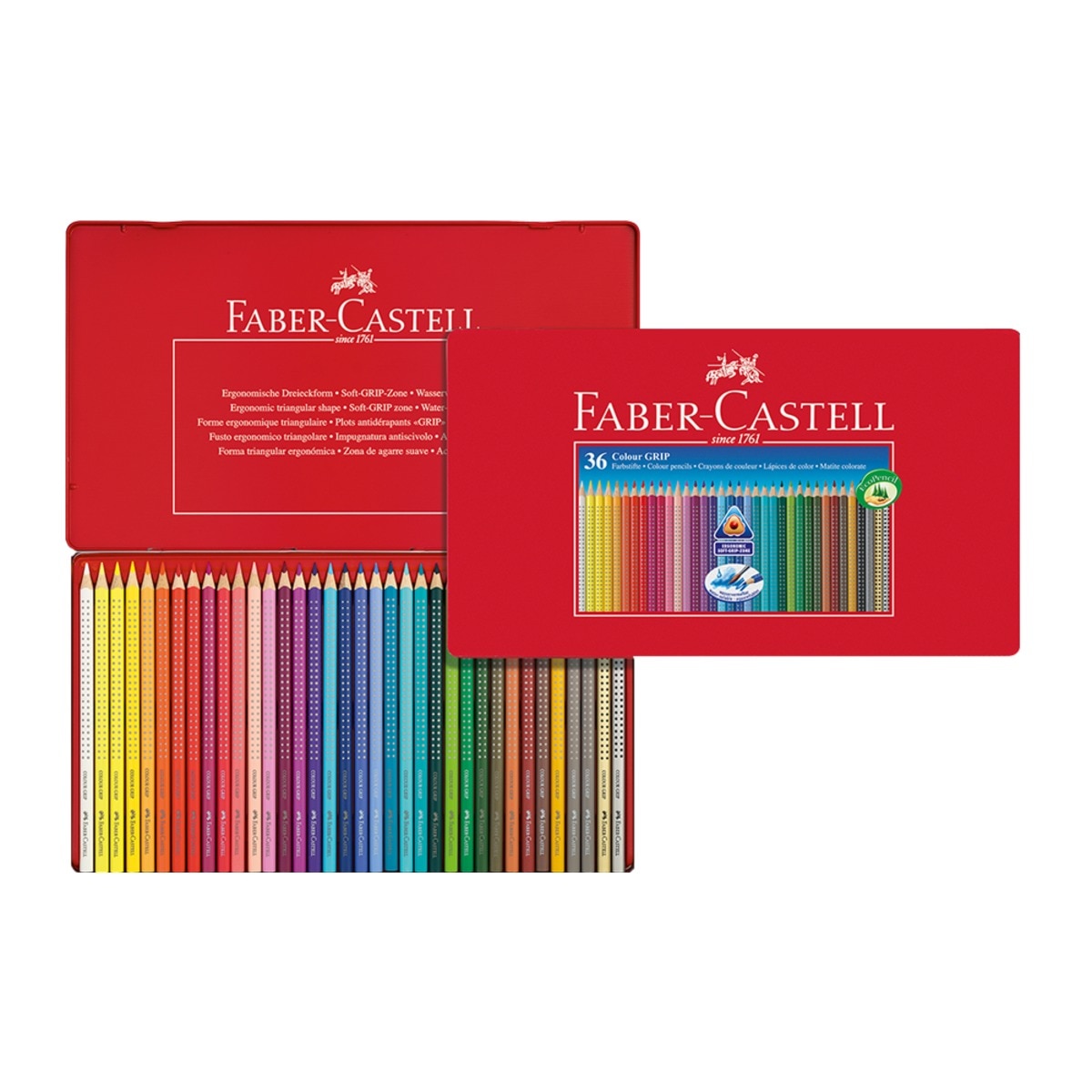Faber-Castell 輝柏德國進口握得住水彩色鉛筆36入| Costco 好市多