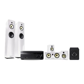 SONY+WHARFEDALE家庭劇院組 (含超低音) -白色 SONY+WHARFEDALE家庭劇院組 (含超低音) -白色