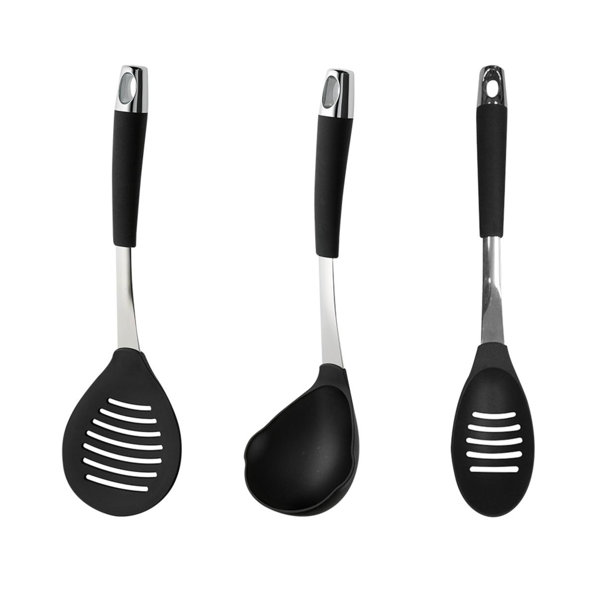 Circulon Elite 系列 不鏽鋼烹飪用具 3件組 漏鏟 + 漏勺 + 大湯匙