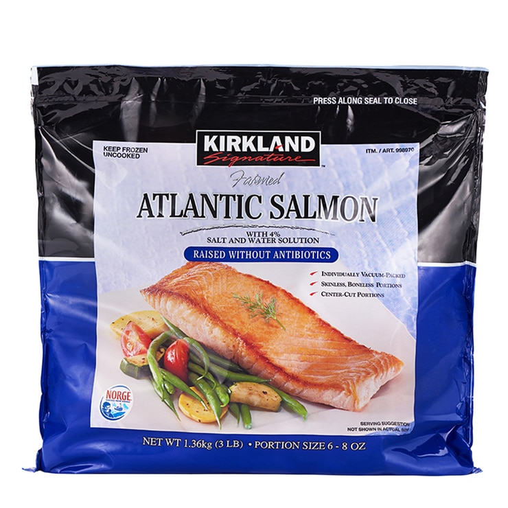 
		Kirkland Signature 科克蘭 冷凍鮭魚排 1.36公斤 | Costco 好市多線上購物