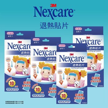 3M 退熱貼片(未滅菌) 6枚/盒 3M 退熱貼片(未滅菌) 6枚/盒