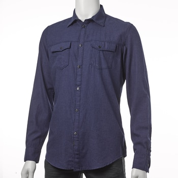 Calvin Klein Jeans 男長袖斜紋襯衫 Calvin Klein Jeans 男長袖斜紋襯衫