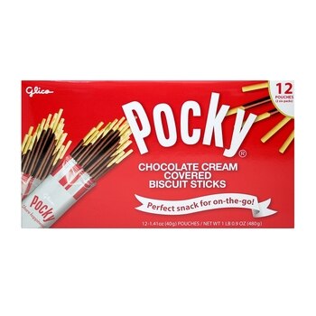 格力高 Pocky 巧克力棒 40公克 X 12入 格力高 Pocky 巧克力棒 40公克 X 12入