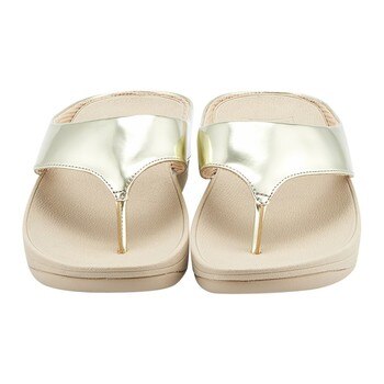 Fitflop 女夾腳拖鞋 金 8 Fitflop 女夾腳拖鞋 金 8