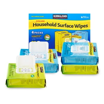 Kirkland Signature 科克蘭 家用清潔擦拭濕巾 304張 (72 張 X 2入+ 80 張 X 2入) Kirkland Signature 科克蘭 家用清潔擦拭濕巾 304張 (72 張 X 2入+ 80 張 X 2入)