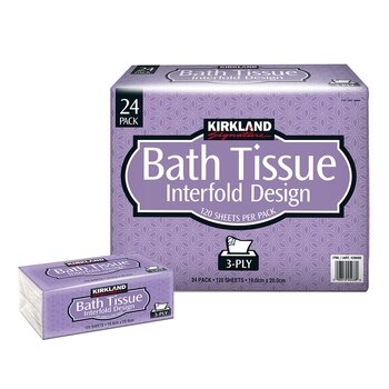 Kirkland Signature 科克蘭 三層抽取衛生紙 120張 X 24入 Kirkland Signature 科克蘭 三層抽取衛生紙 120張 X 24入