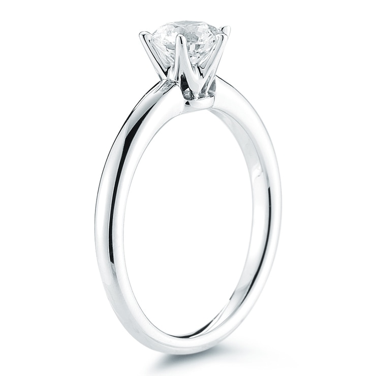 1.09克拉 鉑金 圓形鑽石戒指 VVS1/F