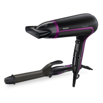 Philips 美髮造型組(吹風機+捲髮器)(HP8648) Philips 美髮造型組(吹風機+捲髮器)(HP8648)