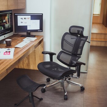 Ergoking Pro Mesh Chair with ottoman Ergoking Pro Mesh Chair with ottoman