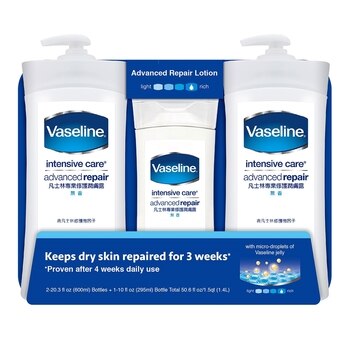 Vaseline 進口潤膚乳液組 600毫升 2入+ 295毫升 1入 Vaseline 進口潤膚乳液組 600毫升 2入+ 295毫升 1入