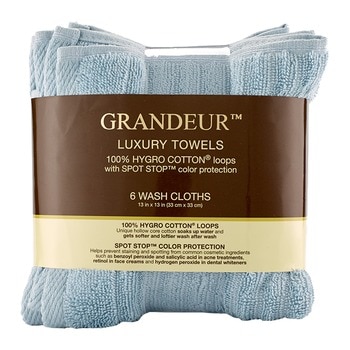 Granduer 印度進口純棉方巾六入組 33 x 33 公分 Granduer 印度進口純棉方巾六入組 33 x 33 公分