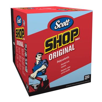 金百利 Scott Shop Towel 強韌萬用紙抹布 盒裝200抽 金百利 Scott Shop Towel 強韌萬用紙抹布 盒裝200抽