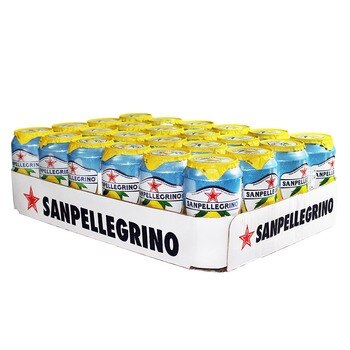 San Pellegrino 聖沛黎洛 氣泡水果飲料 檸檬口味 330毫升 X 24罐 San Pellegrino 聖沛黎洛 氣泡水果飲料 檸檬口味 330毫升 X 24罐