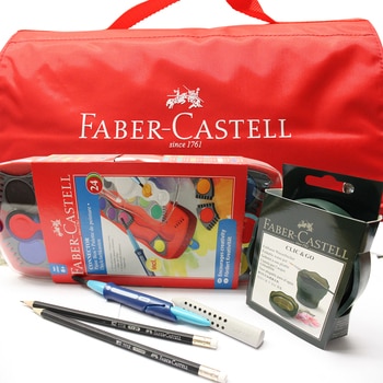 Faber-Castell 輝柏24 色水彩旅行手提組 Faber-Castell 輝柏24 色水彩旅行手提組