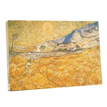 梵谷-收割者松木框油畫 60x90CM 梵谷-收割者松木框油畫 60x90CM