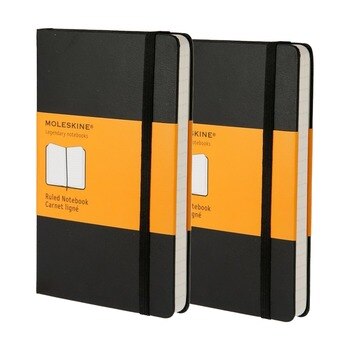 Moleskine 經典筆記本 黑 2 入 Moleskine 經典筆記本 黑 2 入