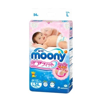 Moony 日本頂級版紙尿褲 L - 216片 Moony 日本頂級版紙尿褲 L - 216片
