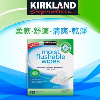 Kirkland Signature 科克蘭濕式衛生紙 632張 Kirkland Signature 科克蘭濕式衛生紙 632張