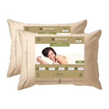 AllerEase 有機布套枕頭二入組 50 x 71 公分 AllerEase 有機布套枕頭二入組 50 x 71 公分