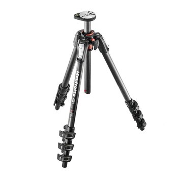 Manfrotto 190 系列碳纖維四節腳架 (含MH054M0-Q5球型雲台) Manfrotto 190 系列碳纖維四節腳架 (含MH054M0-Q5球型雲台)