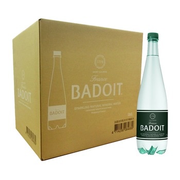 BADOIT 波多 氣泡天然礦泉水 1000毫升 X 12瓶 BADOIT 波多 氣泡天然礦泉水 1000毫升 X 12瓶