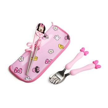 Lilfant 兒童不鏽鋼餐具 4 件組 Minnie Lilfant 兒童不鏽鋼餐具 4 件組 Minnie