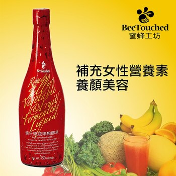 BeeTouched 蜜蜂工坊蜂王漿蔬果發酵液 750毫升 BeeTouched 蜜蜂工坊蜂王漿蔬果發酵液 750毫升